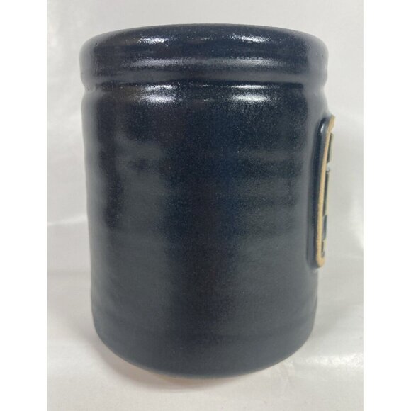 Deneen Pottery Nait @ 50 Black Coffee Mug Handthrown 2012 USA - Picture 3 of 12